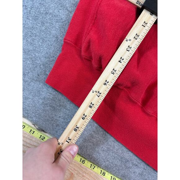 Vintage 90s Champion Reverse Weave Indiana University Sweatshirt Men XL Red NCAA - Picture 3 of 5